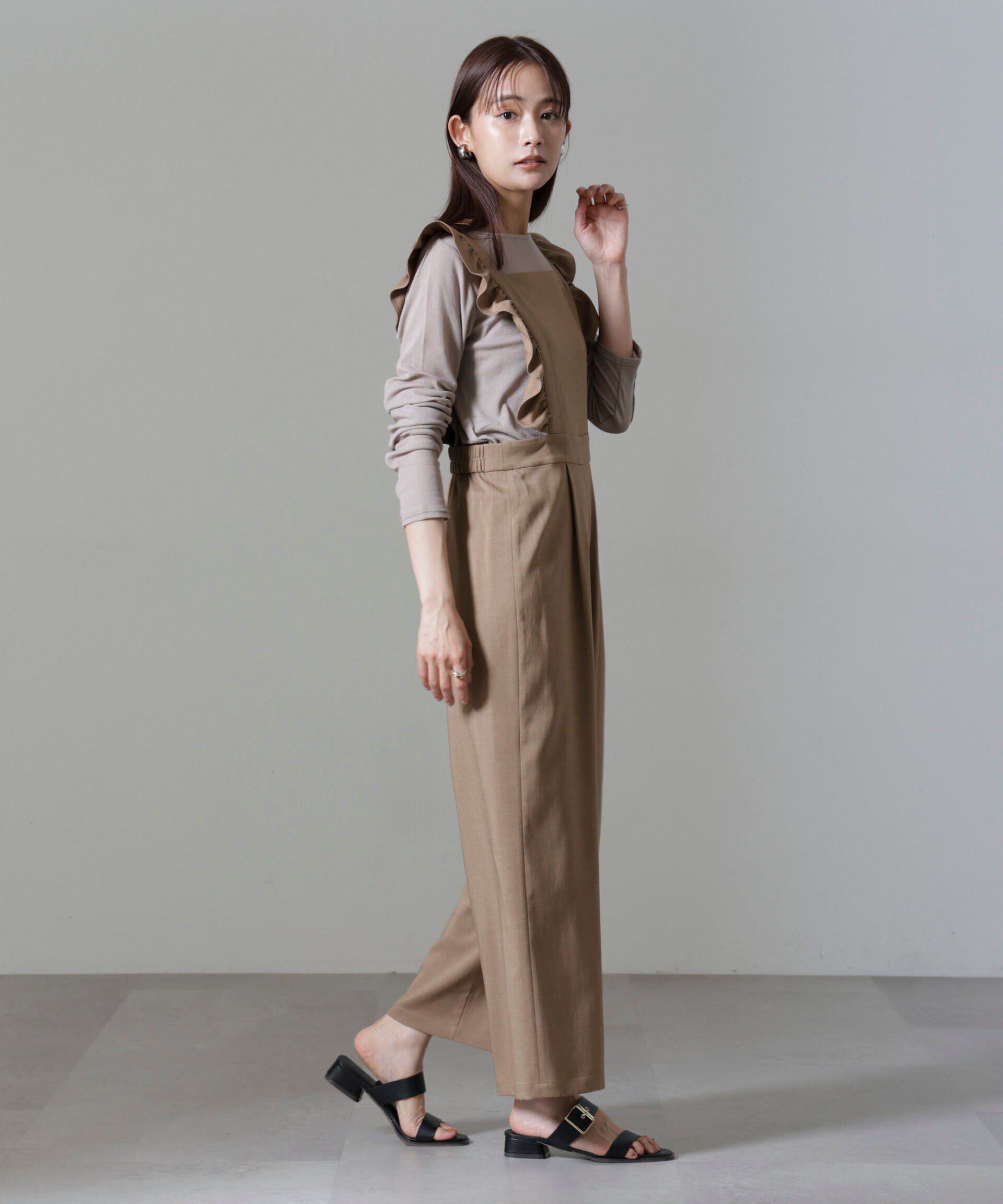 nano･universe「フリルスリーブオールインワン」|ワンピース|