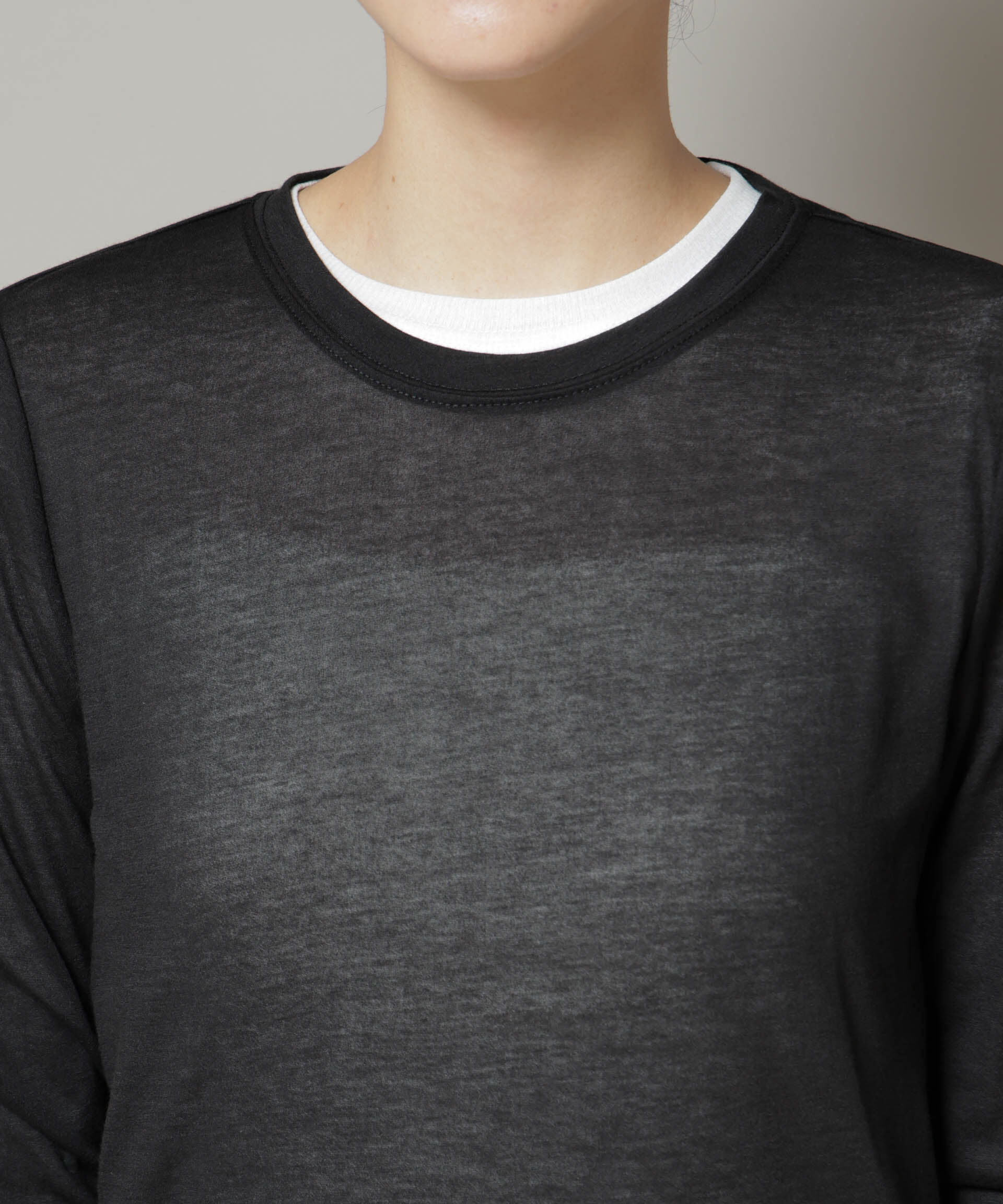 nano･universe「シアーテレコ＆天竺ロンTeeセット」|Tシャツ・カットソー|