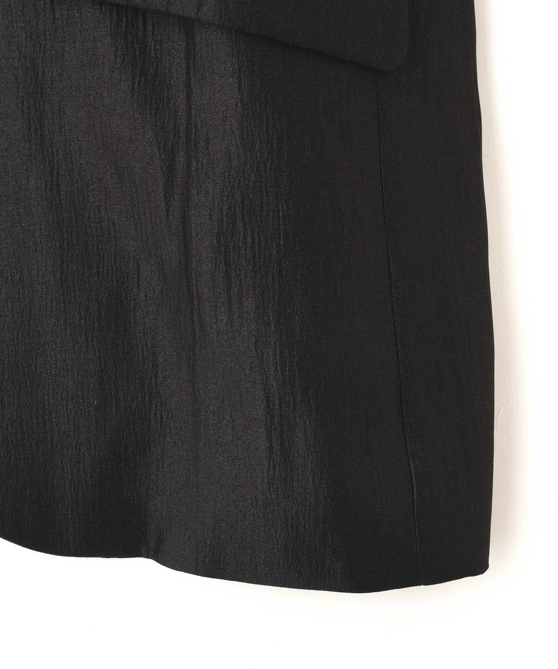 nano･universe「「STEVELOUR」サテンノーカラージャケット(セットアップ可)」|テーラードジャケット|