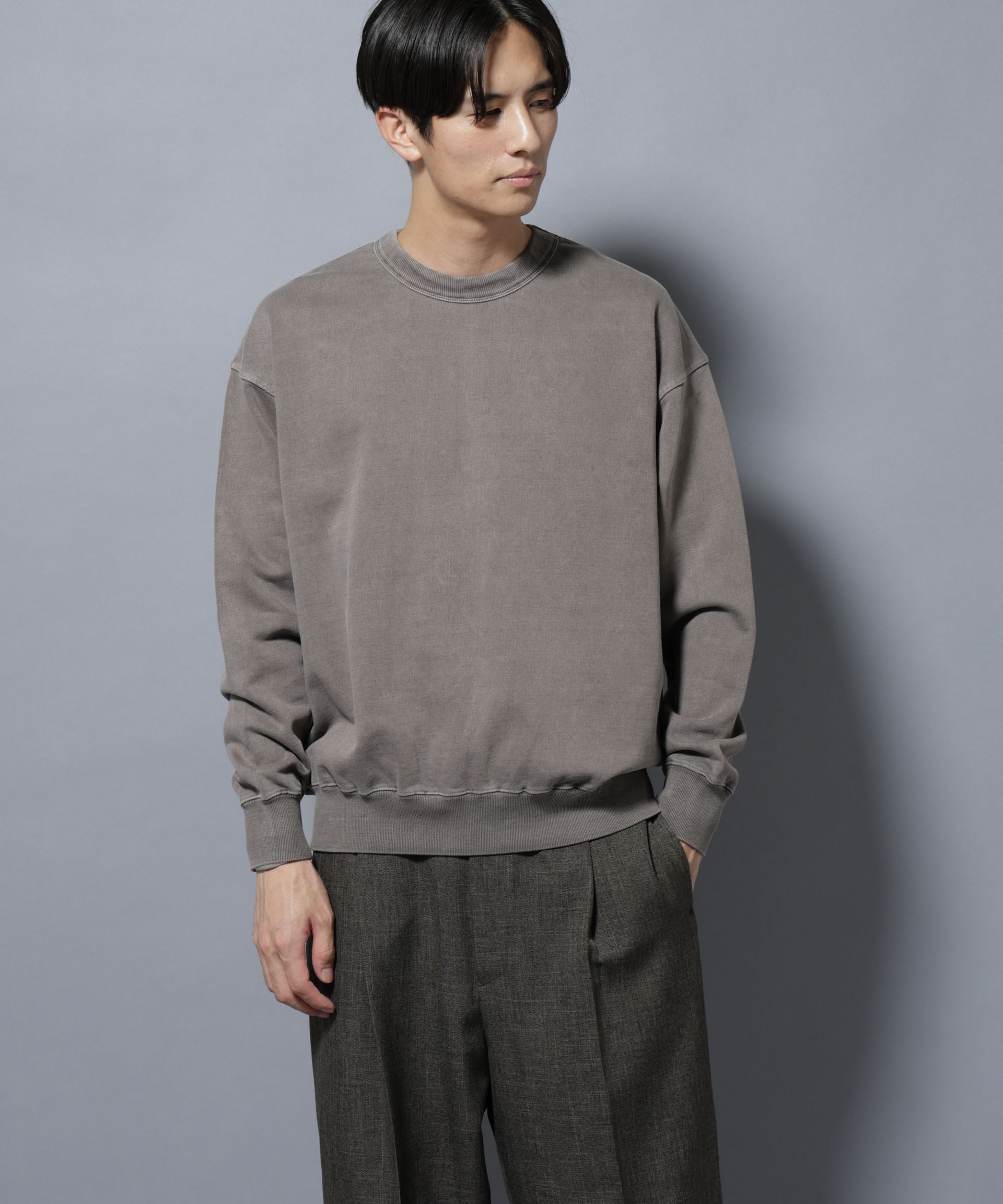 nano･universe「ヴィンテージライク クルーネックスウェット」|Tシャツ・カットソー|