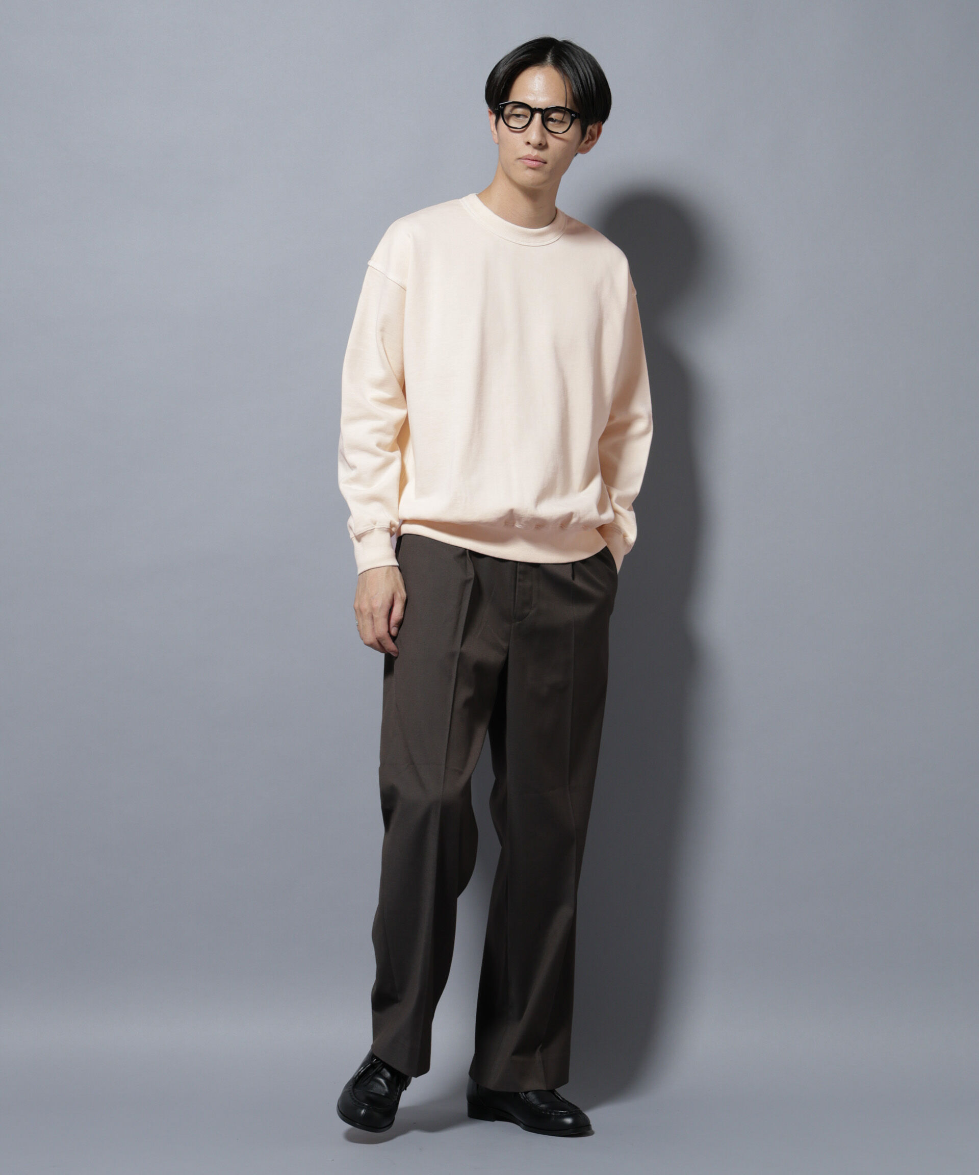 nano･universe「ヴィンテージライク クルーネックスウェット」|Tシャツ・カットソー|