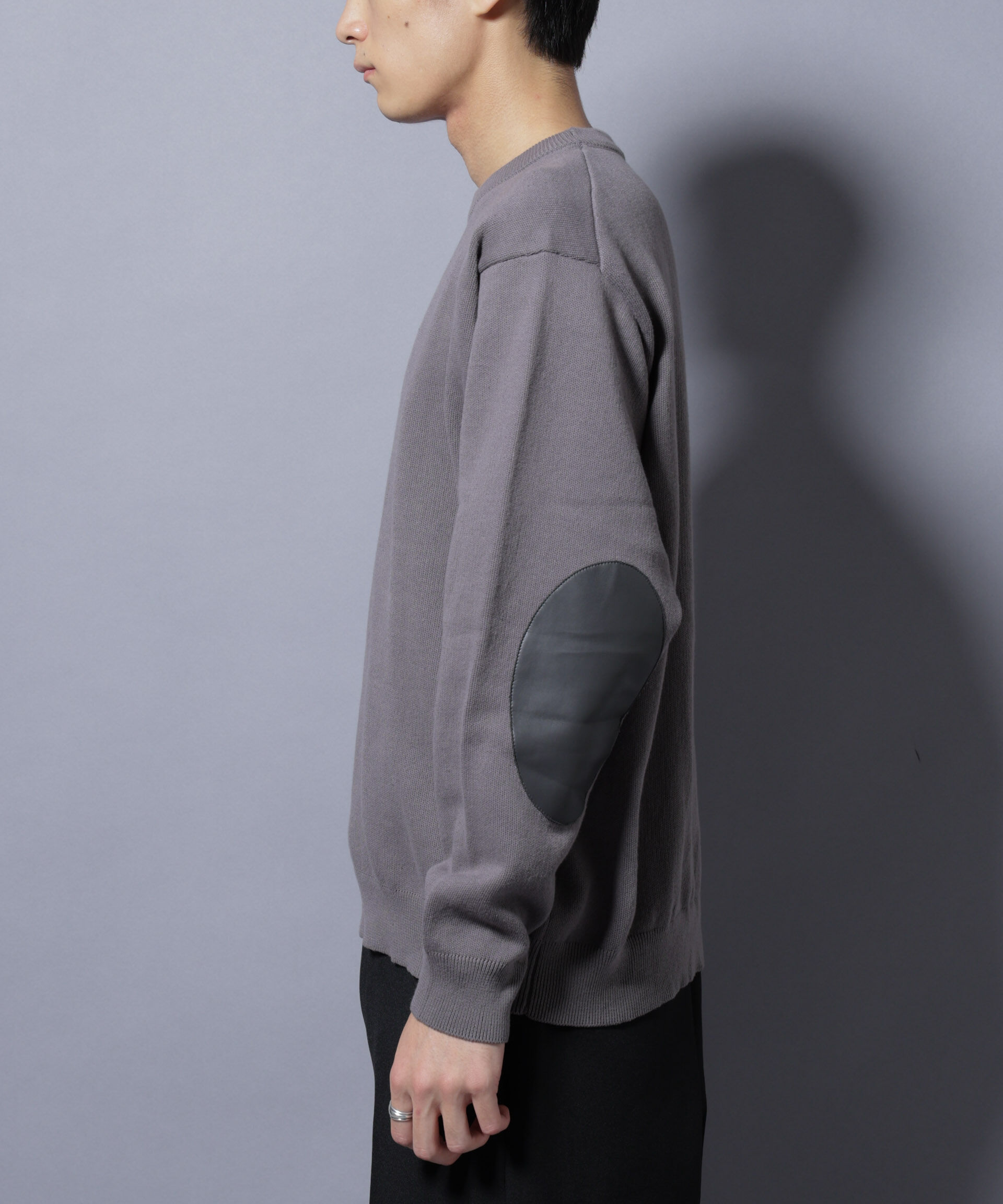 nano･universe「｢大人のｽｳｪｯﾄ｣ｺｯﾄﾝｽｳｪｯﾄﾗｲｸﾆｯﾄ ｴﾙﾎﾞｰﾊﾟｯ」|ニット・セーター|