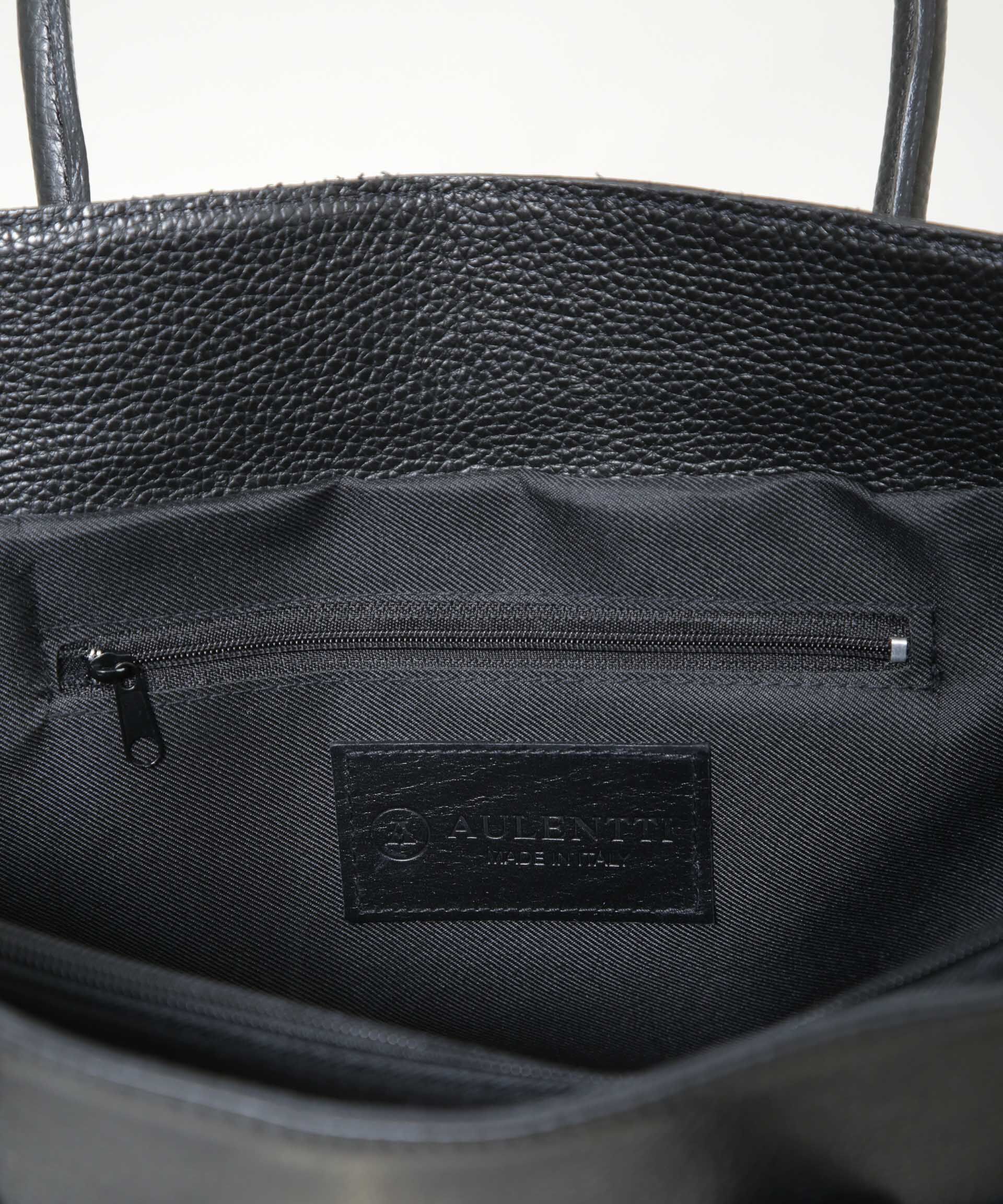 nano･universe「AULENTTI/レザーターンロックモチーフビッグトート」|ショルダー・メッセンジャー|