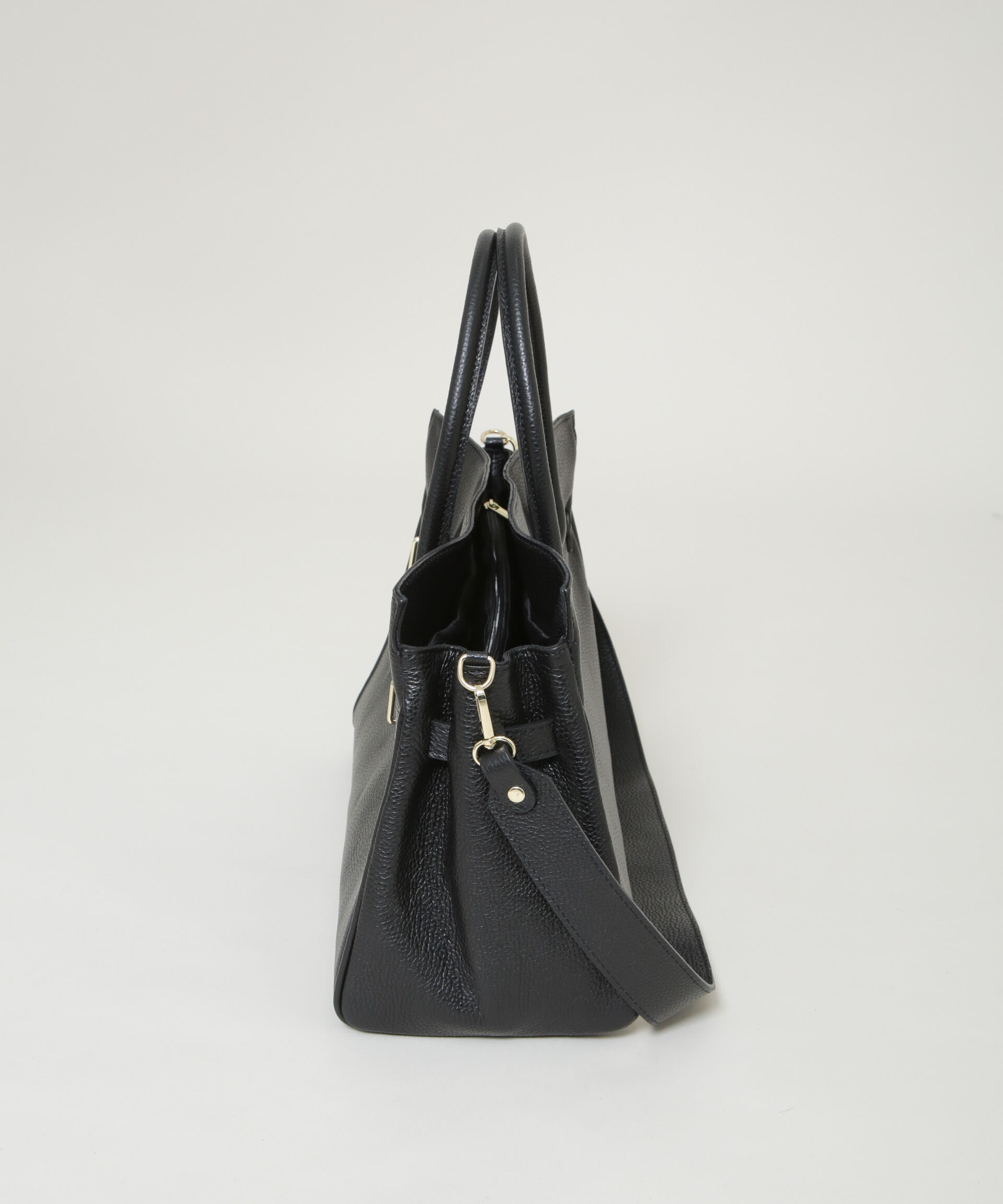 nano･universe「AULENTTI/レザーターンロックモチーフビッグトート」|ショルダー・メッセンジャー|