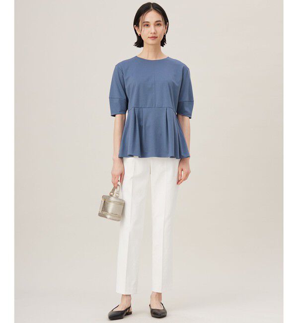 自由区「【SHIHOさん着用・昨年大好評・新色追加・後ろウエストゴム】シェルタリングテーパード パンツ」|その他|