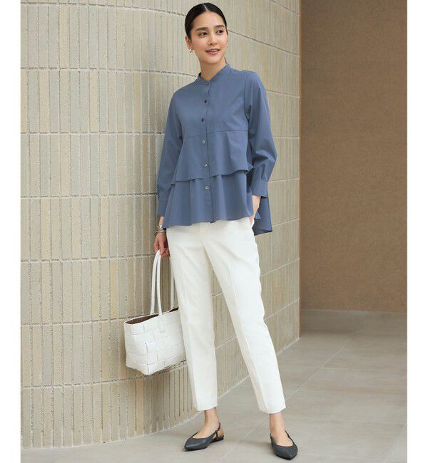 自由区「【SHIHOさん着用・昨年大好評・新色追加・後ろウエストゴム】シェルタリングテーパード パンツ」|その他|