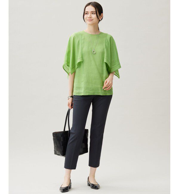 自由区「【SHIHOさん着用・昨年大好評・新色追加・後ろウエストゴム】シェルタリングテーパード パンツ」|その他|