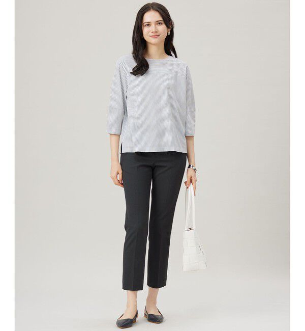 自由区「【SHIHOさん着用・昨年大好評・新色追加・後ろウエストゴム】シェルタリングテーパード パンツ」|その他|