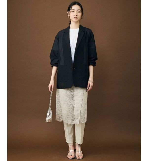 自由区「【SHIHOさん着用・昨年大好評・新色追加・後ろウエストゴム】シェルタリングテーパード パンツ」|その他|