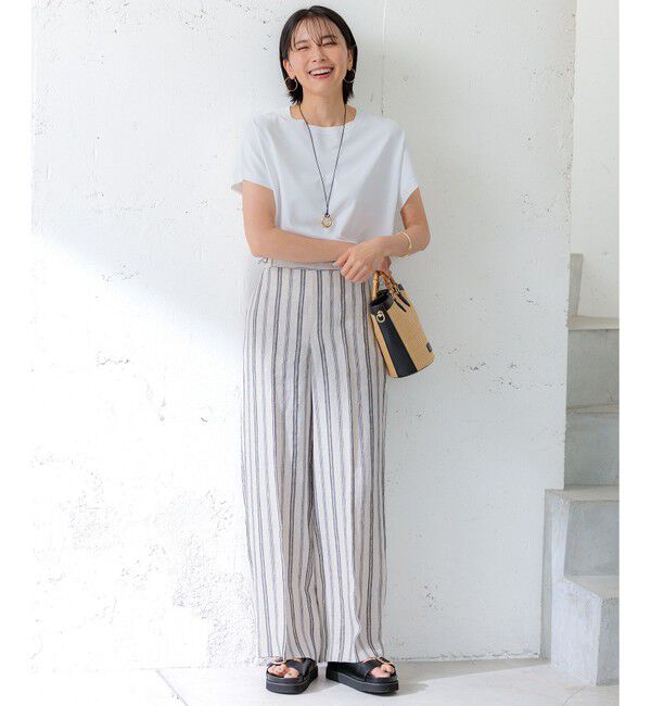 23区「【新色追加/VERY5月号掲載】レーヨンポリエステルストレッチ プルオーバー ニット」|ニット・セーター|