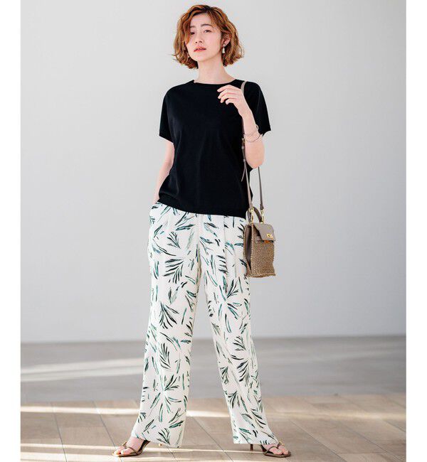 23区「【新色追加/VERY5月号掲載】レーヨンポリエステルストレッチ プルオーバー ニット」|ニット・セーター|