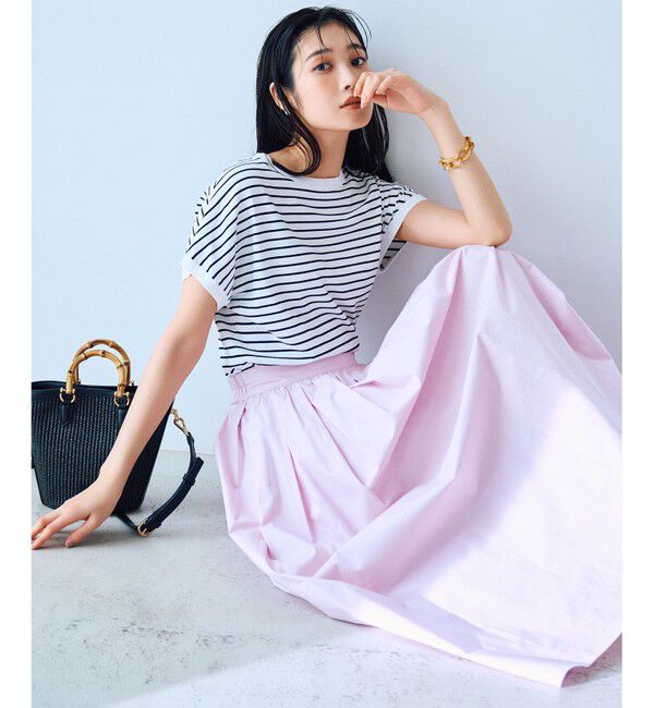 23区「【新色追加/VERY5月号掲載】レーヨンポリエステルストレッチ プルオーバー ニット」|ニット・セーター|