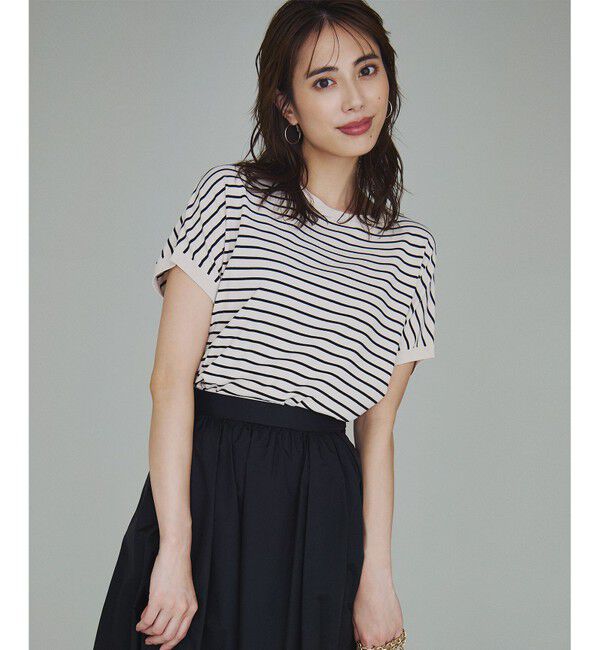 23区「【新色追加/VERY5月号掲載】レーヨンポリエステルストレッチ プルオーバー ニット」|ニット・セーター|ﾍﾞｰｼﾞｭx