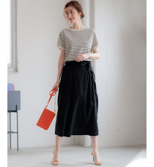 23区「【新色追加/VERY5月号掲載】レーヨンポリエステルストレッチ プルオーバー ニット」|ニット・セーター|