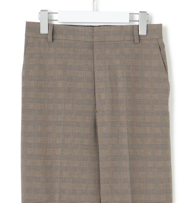 23区「【洗える】ドライ2WAYストレッチ チェック テーパードパンツ」|その他|