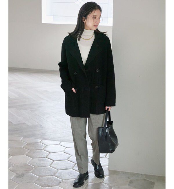 23区「【洗える】ドライ2WAYストレッチ チェック テーパードパンツ」|その他|