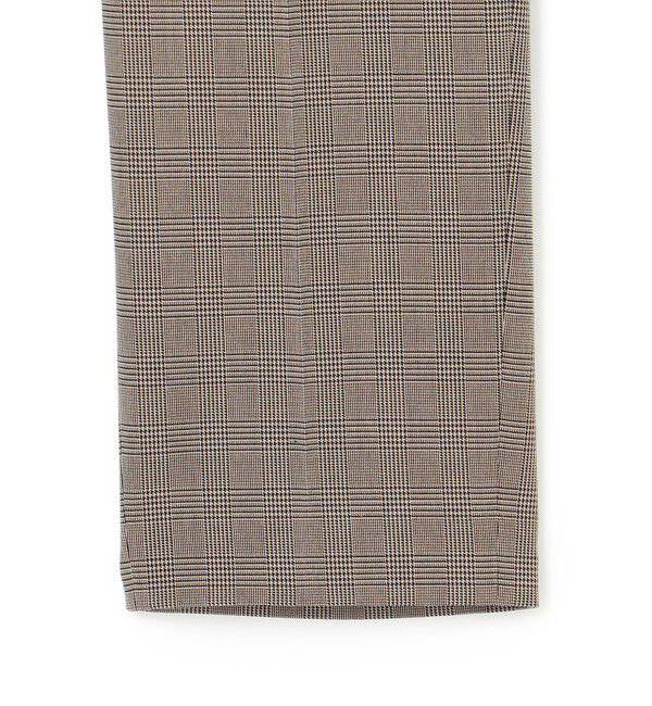 23区「【洗える】ドライ2WAYストレッチ チェック テーパードパンツ」|その他|