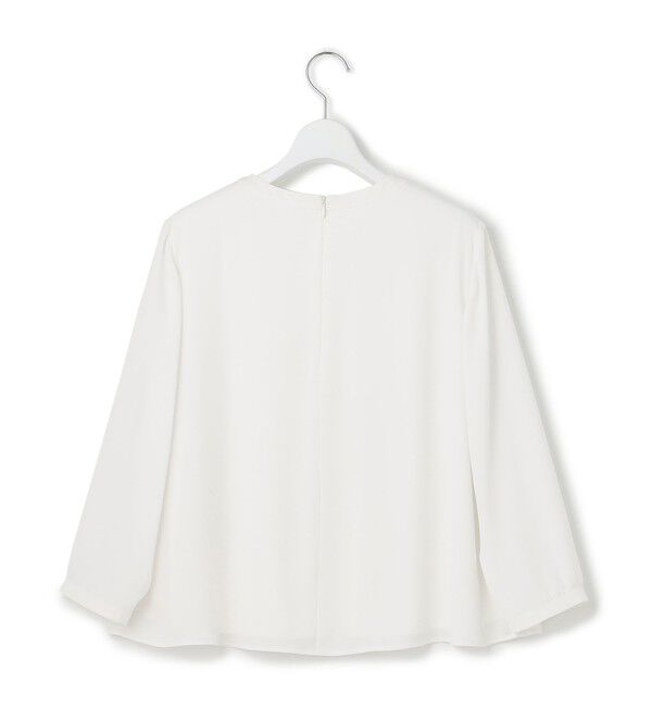 23区「【洗える】シルキーデシン タックデザイン カットソー」|Tシャツ・カットソー|