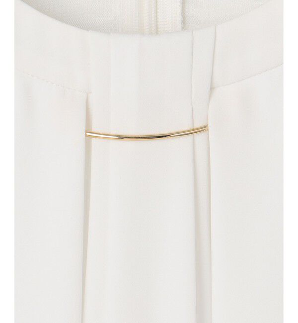 23区「【洗える】シルキーデシン タックデザイン カットソー」|Tシャツ・カットソー|