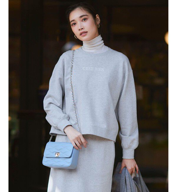 23区「【一部店舗限定/洗える】クリアコットンテリー セットアップ ロゴ スウェット」|Tシャツ・カットソー|ﾗｲﾄｸﾞﾚ