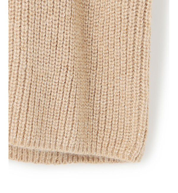 23区「【洗える】スパンコールバルキー クロップド ニット」|ニット・セーター|