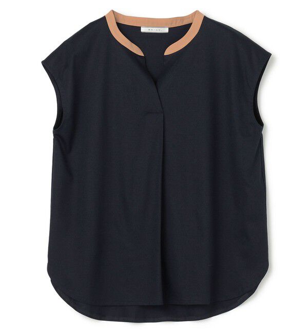 BEIGE,「【WEB限定】AUBIN / バイカラートップス」|Tシャツ・カットソー|