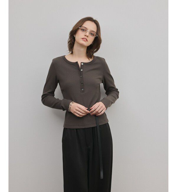 Diagram「ヘンリーネックカットトップ」|Tシャツ・カットソー|