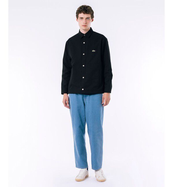 LACOSTE「防風 撥水 裾ドロストコード シャツジャケット」|シャツ・ブラウス|