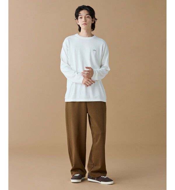 LACOSTE「サスティナブルニットTシャツ」|Tシャツ・カットソー|