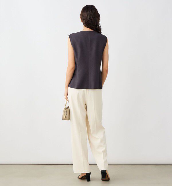 NOLLEY'S sophi「《セットアップ対応》ウォッシャブルドライシャークペプラムジレ」|ベスト・ジレ|