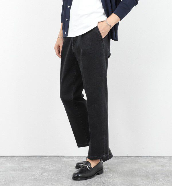 NOLLEY'S goodman「デニムストレッチ セミワイドジャスト丈PT 26SS」|チノ|