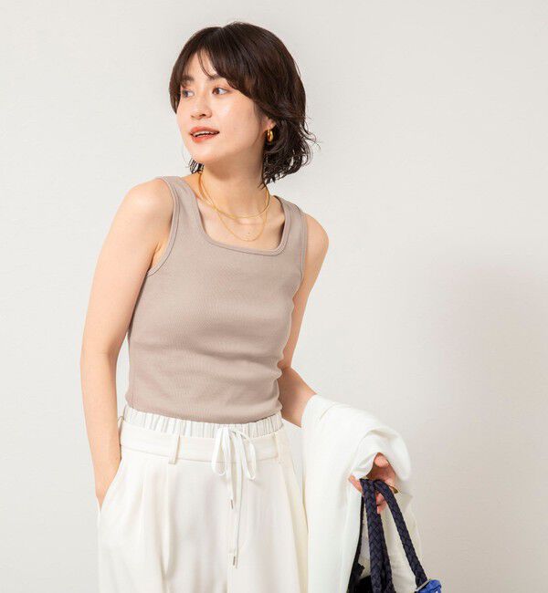 NOLLEY'S sophi「2WAYベアテレコタンクトップ」|タンクトップ|