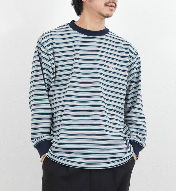 NOLLEY'S goodman「【DANTON/ダントン】DT-C0200TCB STRIPE LONG SLEEVE T-SHIRT 26SS」|Tシャツ・カットソー|