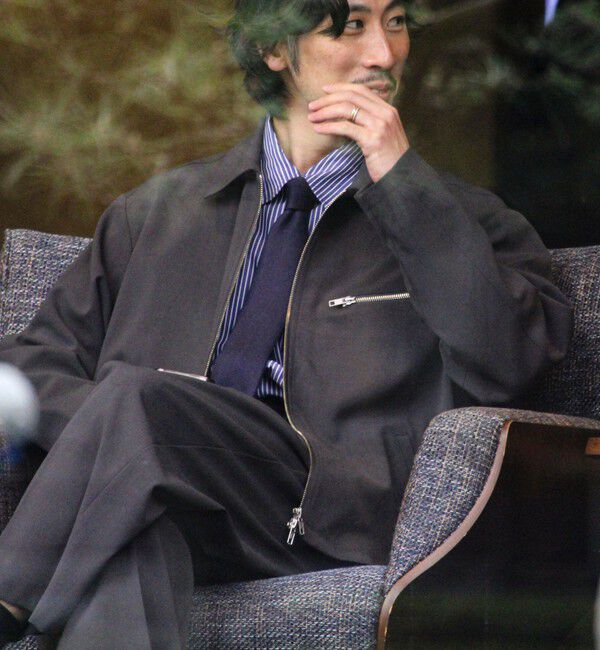 GLOSTER「【セットアップ対応】ウールライクジップジャケット」|ブルゾン・スタジャン|