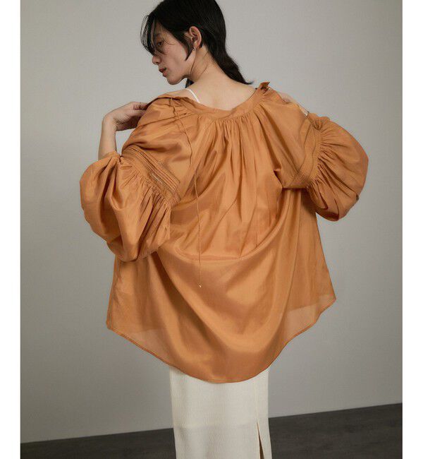 SALON adam et rope'「エンブロイダリーチュニックブラウス」|シャツ・ブラウス|