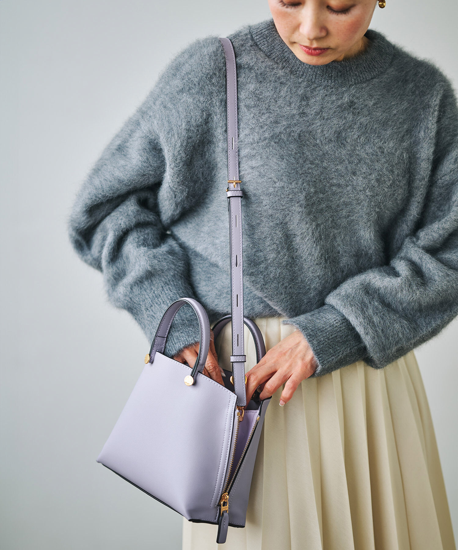 E'POR「【E'POR】Y BAG Mini」|ハンドバッグ|