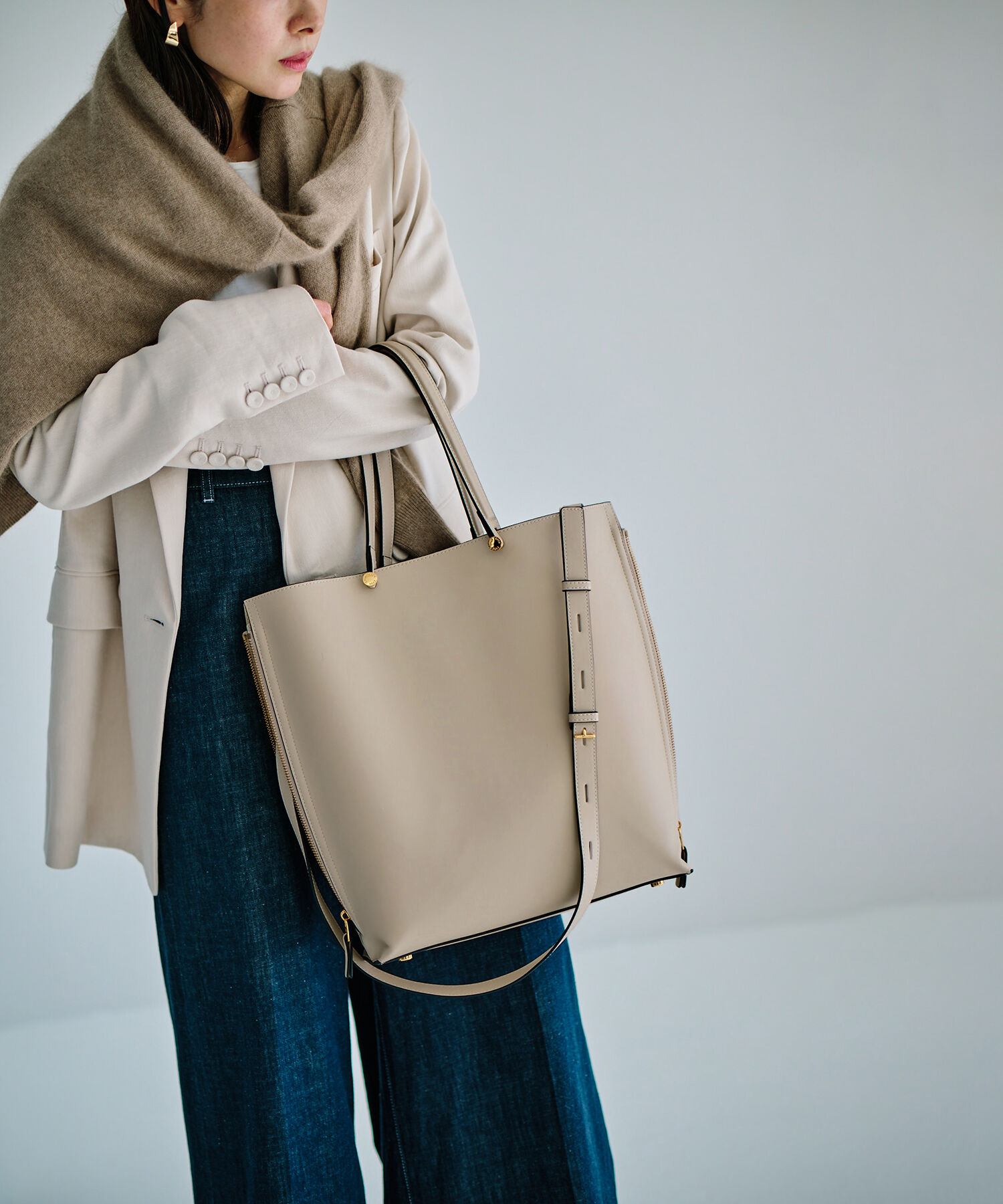 E'POR「【A4対応】【E'POR】Y BAG Large【通勤】【メディア掲載】」|トートバッグ|