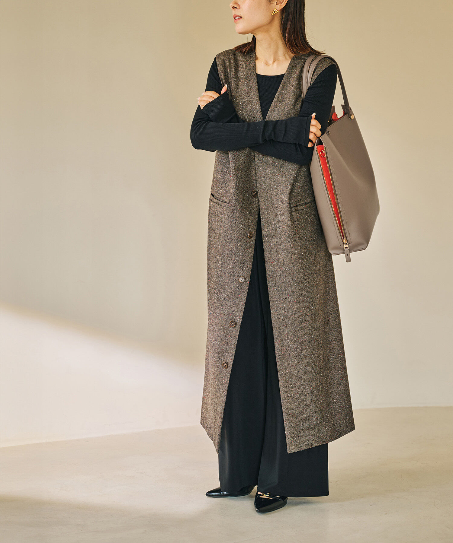 E'POR「【A4対応】【E'POR】Y BAG Large【通勤】【メディア掲載】」|トートバッグ|