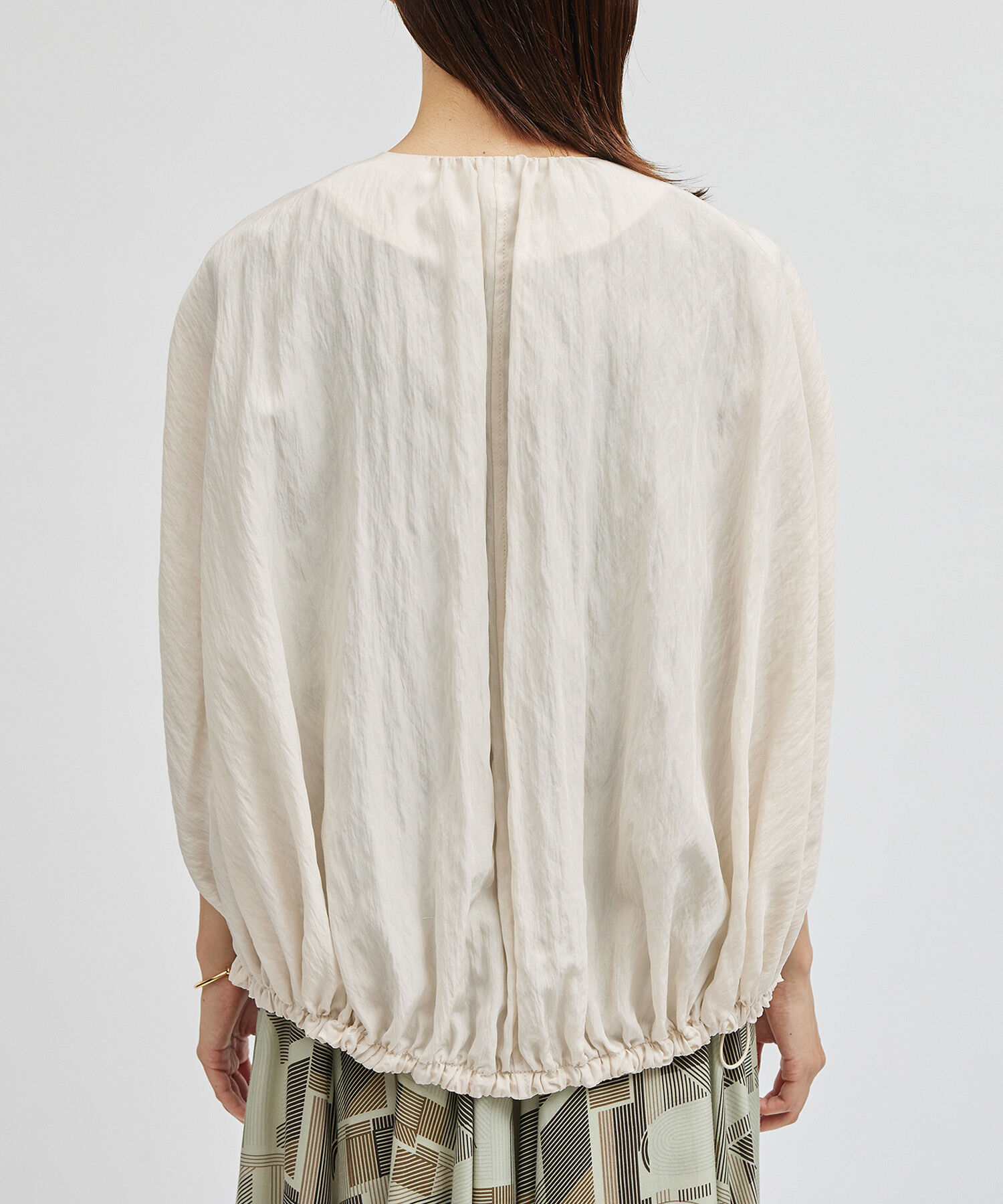 ROPE「ナイロンレーヨンバルーンケープ」|ポンチョ・ケープ|