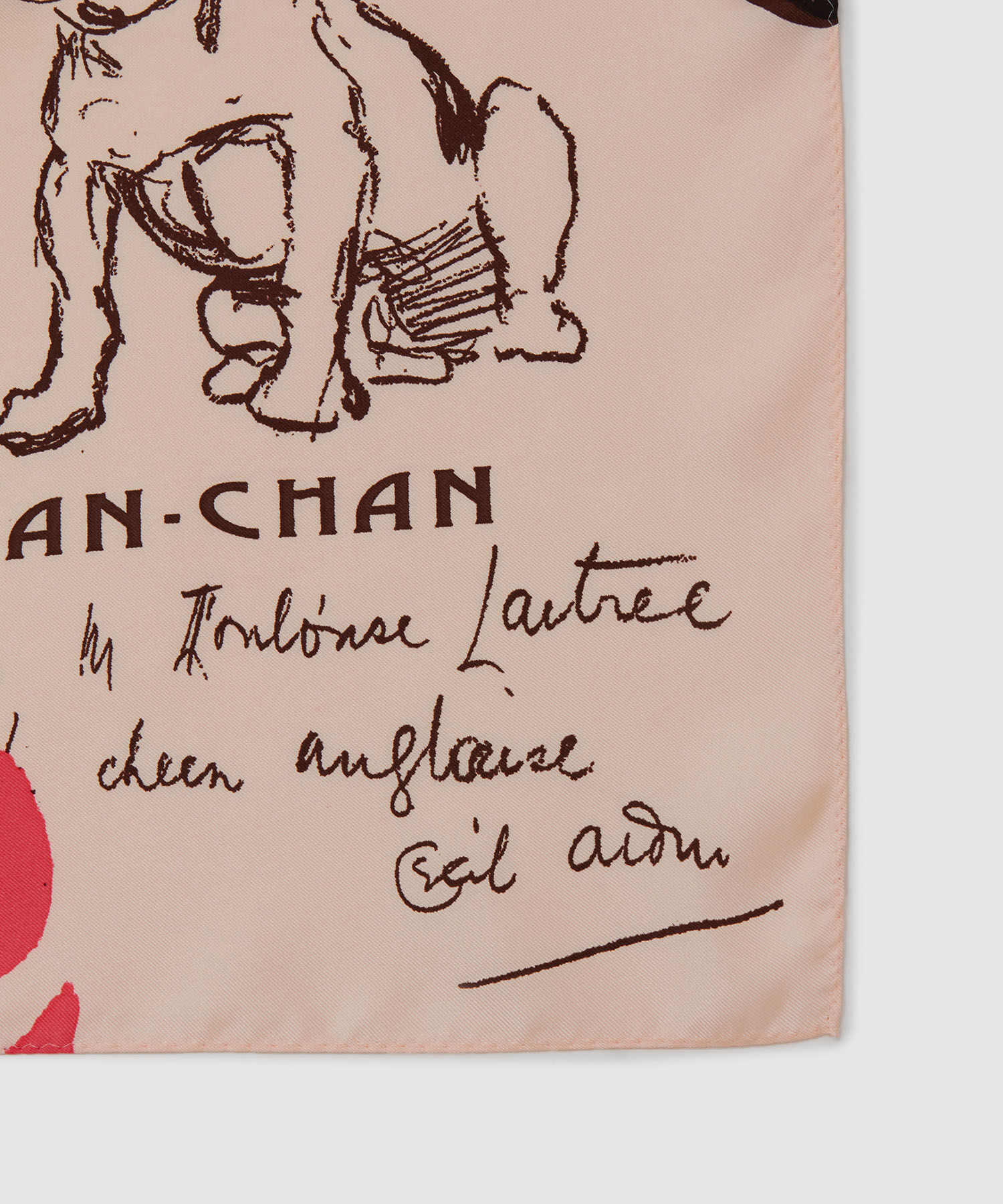 ROPE「ロートレックグラフィカルシルクスカーフ」|バンダナ・スカーフ|