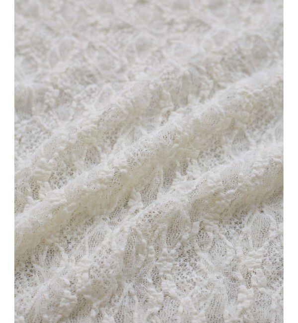 VIS「シャーリングスリーブレースプルオーバー」|Tシャツ・カットソー|