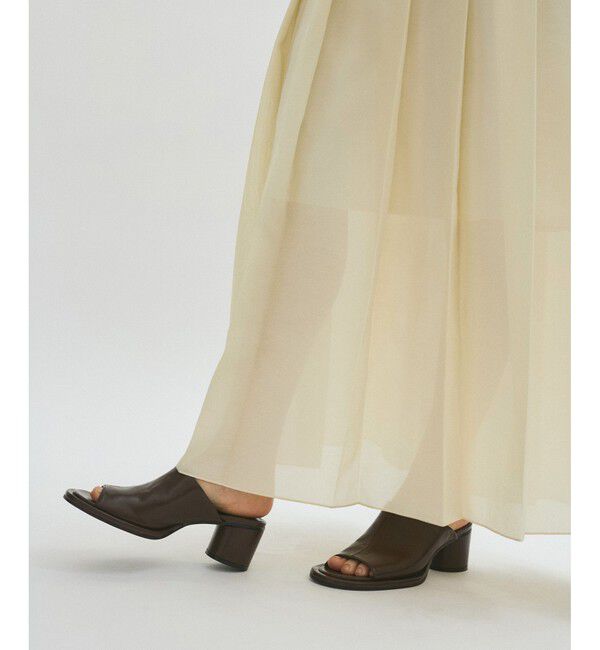 ADAM ET ROPE'「シアーオーガンジープリーツスカート」|スカート|