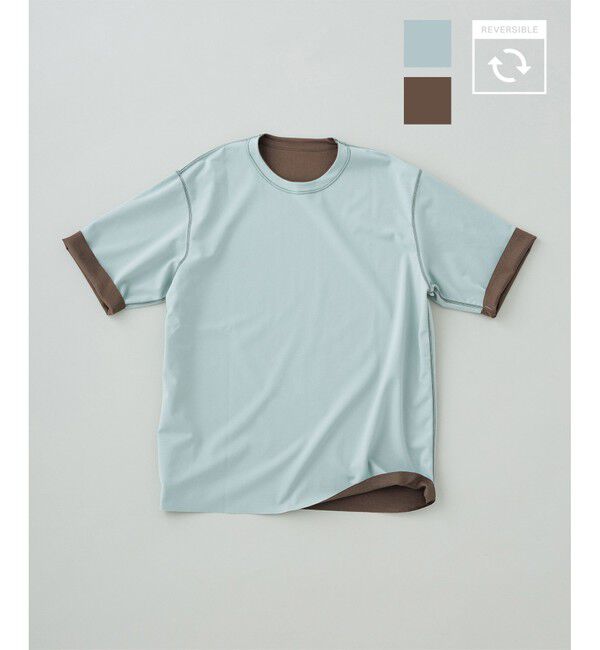 ADAM ET ROPE'「リバーシブル スムース Tシャツ」|Tシャツ・カットソー|