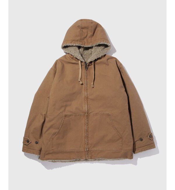 ADAM ET ROPE'「【WEB限定】《リバーシブル》ダック&times;ボア フーデット ジャケット / ユニセックス」|ブルゾン・スタジャン|