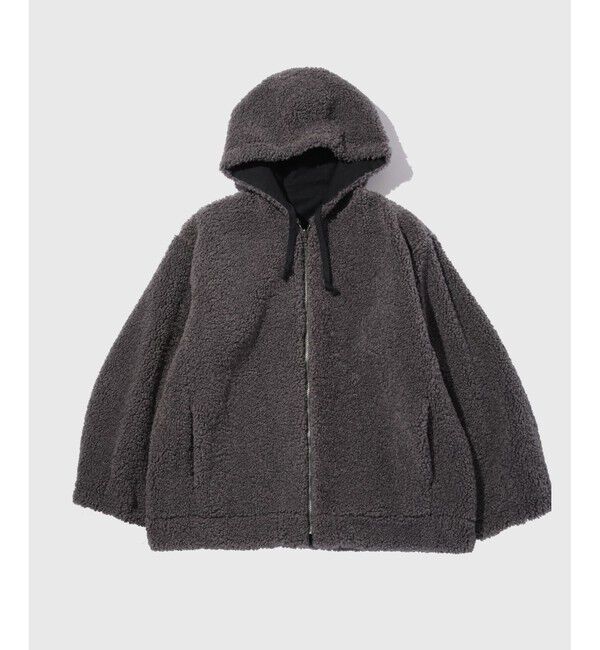 ADAM ET ROPE'「【WEB限定】《リバーシブル》ダック&times;ボア フーデット ジャケット / ユニセックス」|ブルゾン・スタジャン|