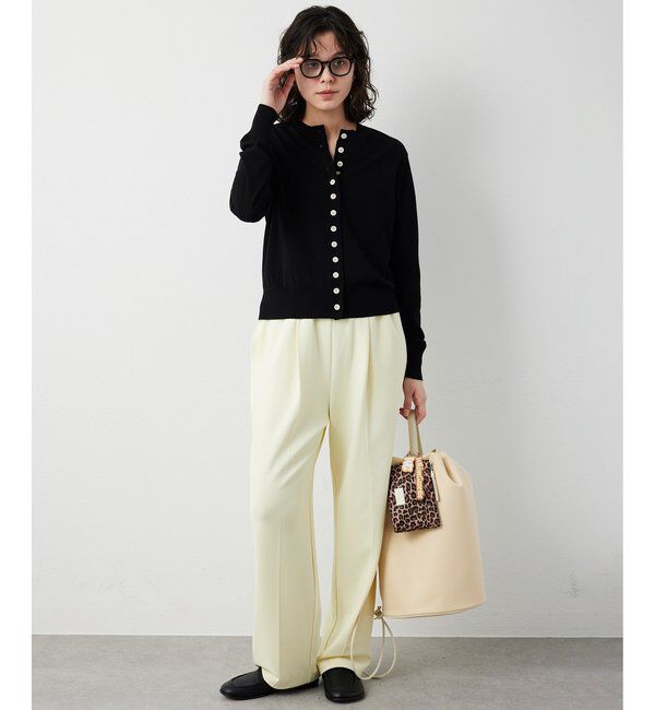  「カットジョーゼットパンツ」|チノ|