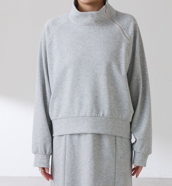  「アシメハーフジップセットアップ」|ワンピース|