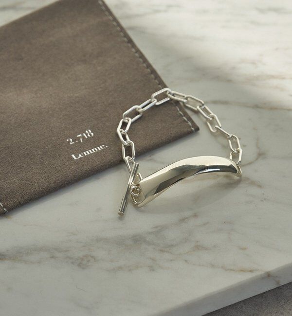  「【Lemme.&times;2.718】プレートチェーンブレスレット」|リング|