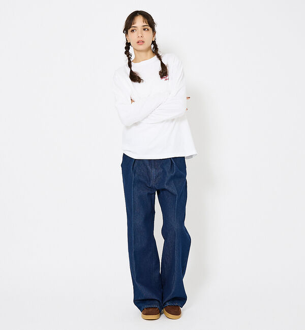 ABAHOUSE「【Wrangler/ラングラー】WRANCHER WIDE DENIM/ランチャ」|デニム|