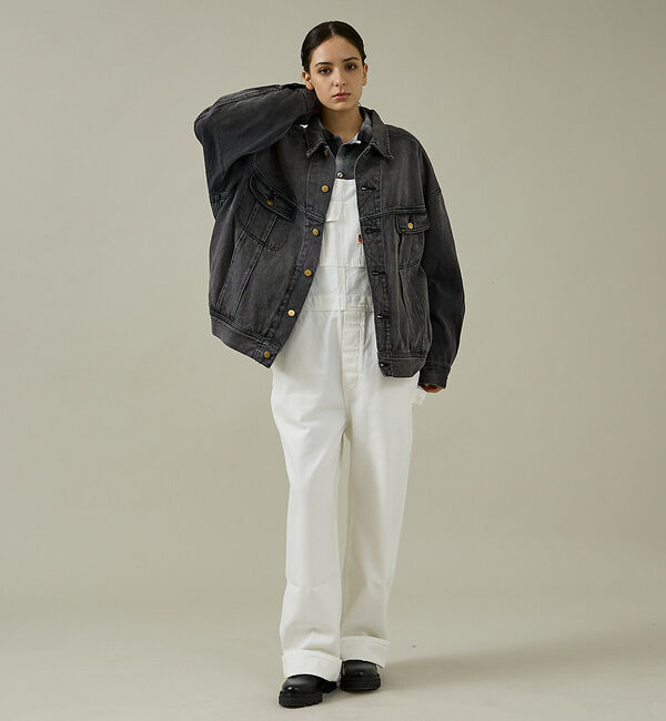 ABAHOUSE「【LEE/リー】SUPERSIZED RIDERS デニムジャケット / ビッグ」|ブルゾン・スタジャン|